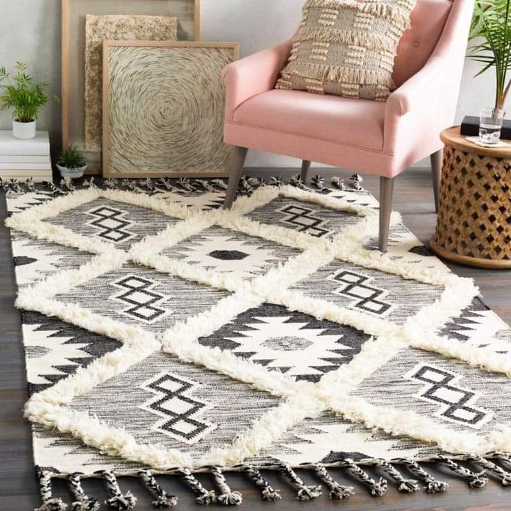 Handmade wool rug-ROF-S28