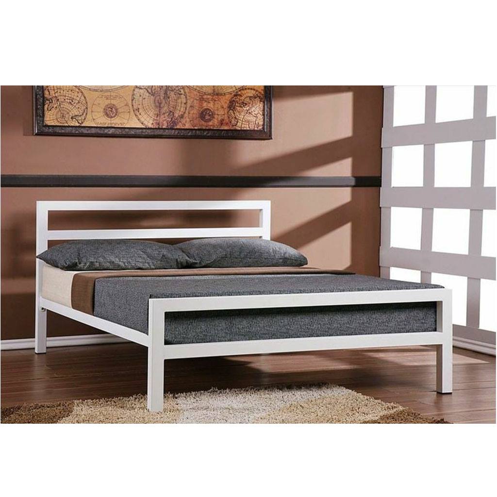 Bed 90 x 120 x 200 x 120 cm - white-DS28