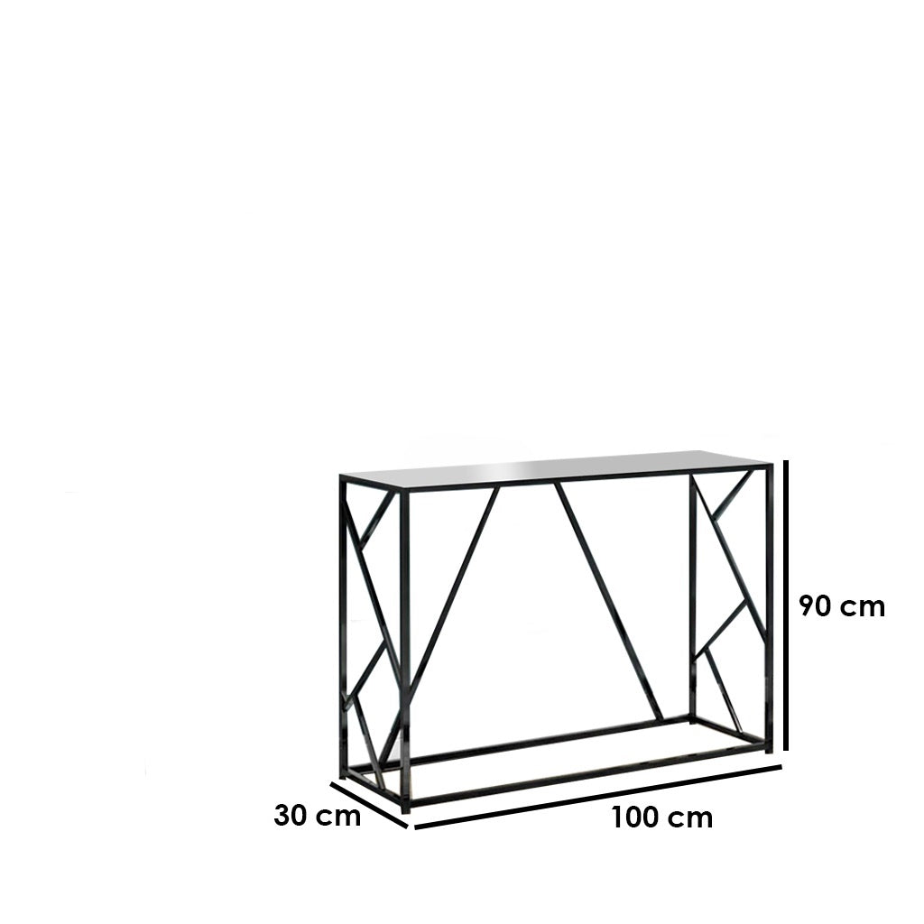 كونسول 90×30×100 سم  - أسود -DS29