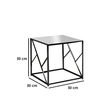 ترابيزه جانبية 50×50×50 سم  - أسود -DS32