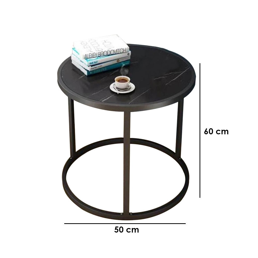 Side table 60 x 50 x 46 cm - black-DS35