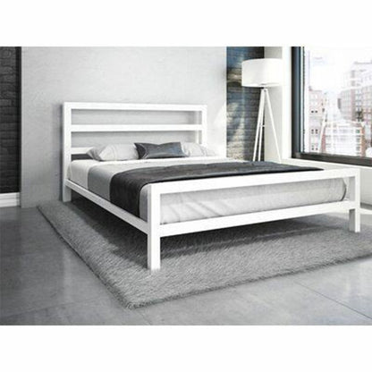 Bed 90 x 160 x 200 x 160 cm - white-DS36