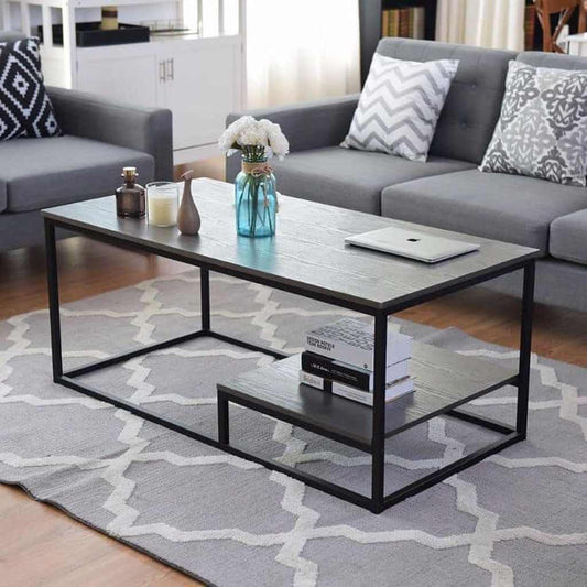 Middle table 45 x 40 x 80 cm - black and grey-DS38