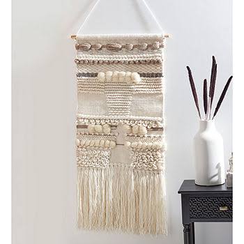 Handmade wool wall hanging-S404