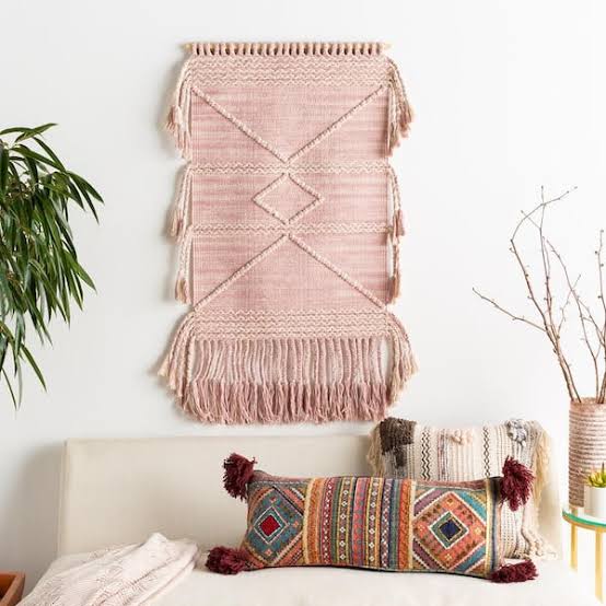 Handmade wool wall hanging-S410
