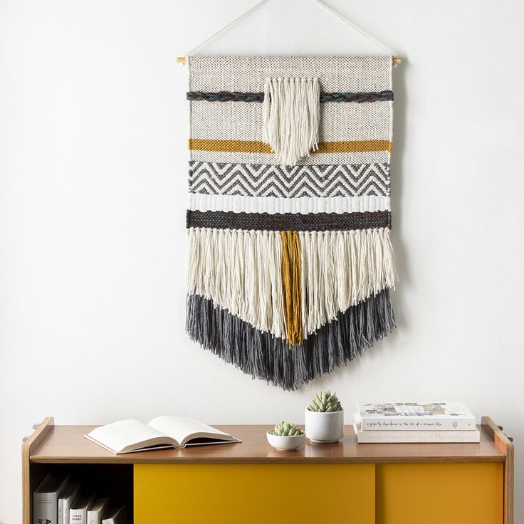 Handmade wool wall hanging-S413