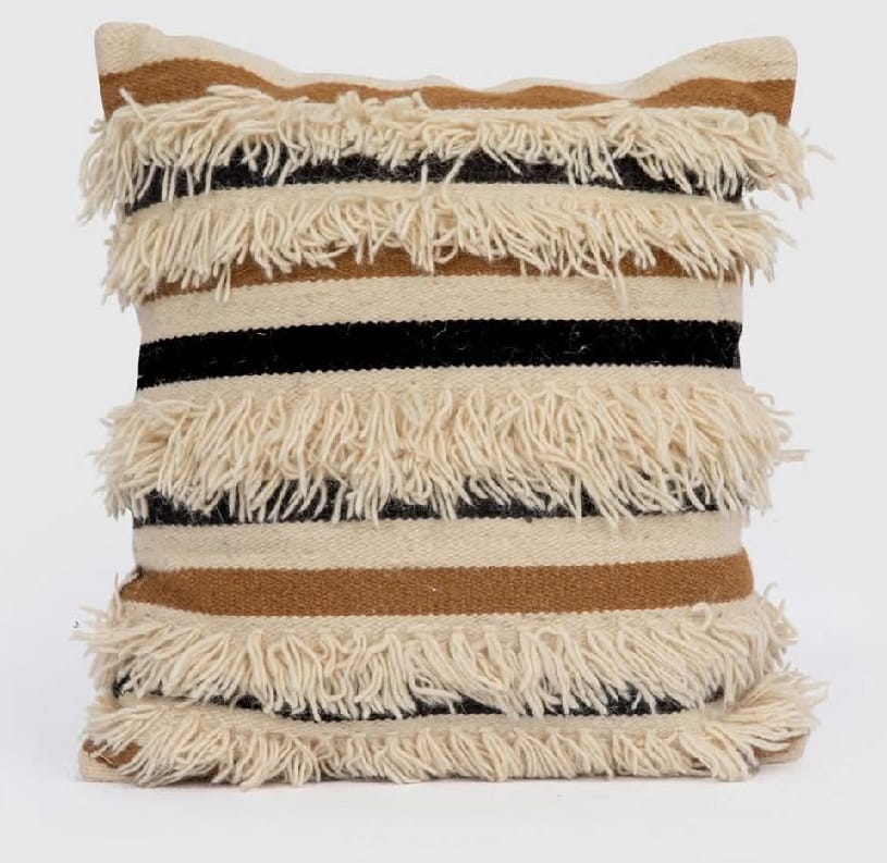 Handmade wool cushion-S435