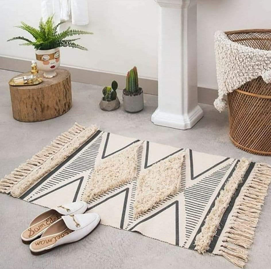 Handmade wool rug-ROF-S49