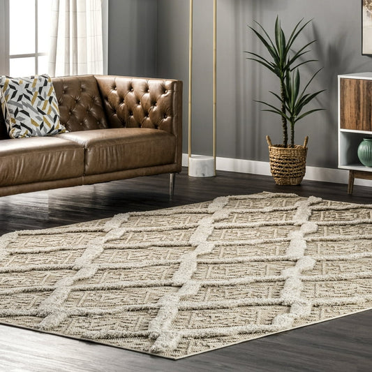 Handmade wool rug-ROF-S53