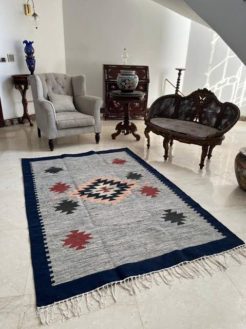 Handmade wool rug-ROF-S59