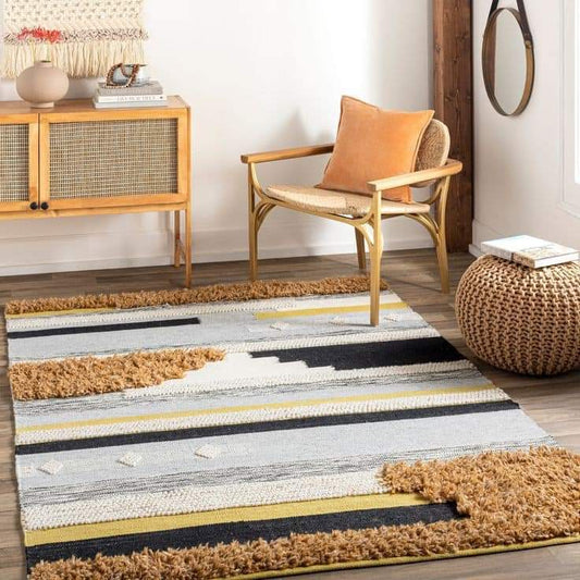 Handmade wool rug-ROF-S63