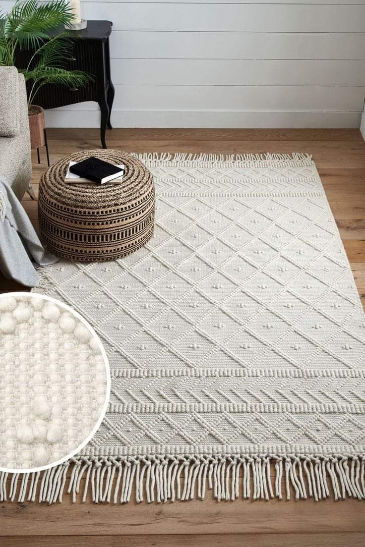 Handmade wool rug-ROF-S68