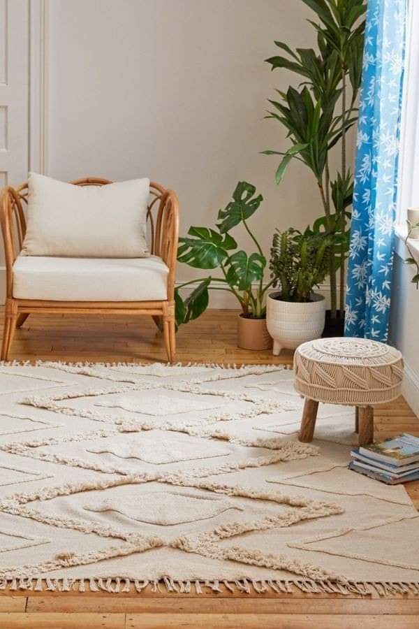 Handmade wool rug-ROF-S72