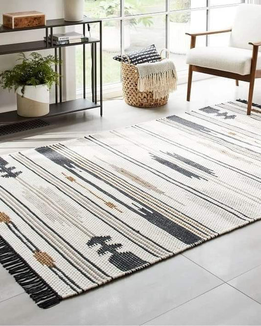 Handmade wool rug-ROF-S83