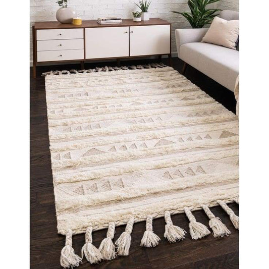 Handmade wool rug-ROF-S87