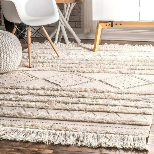 Handmade wool rug-ROF-S95