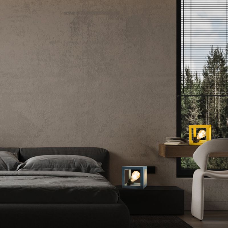 Table Lamp, Blue / Yellow - SI150