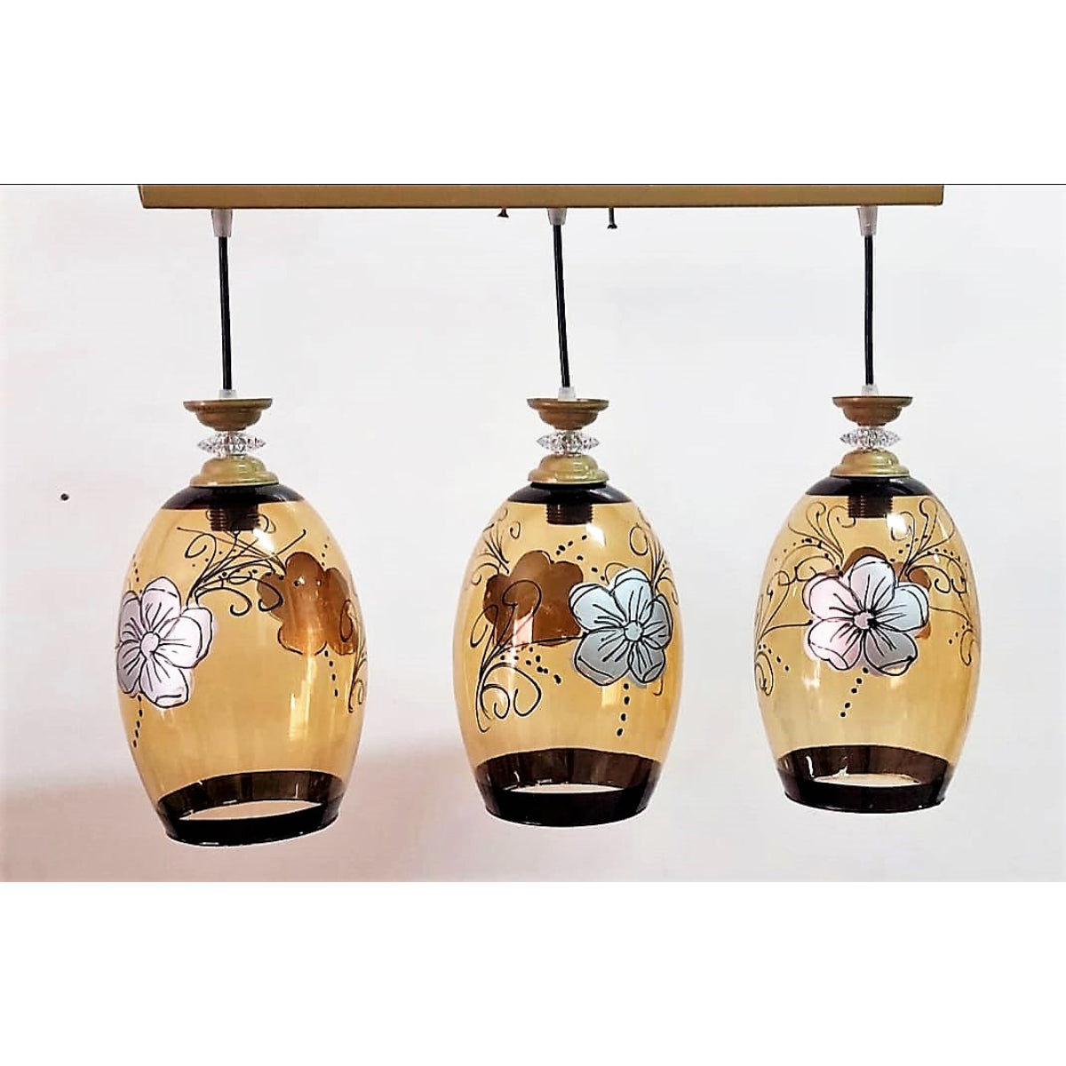 Triple Chandelier, Brown - KM-EG6-34