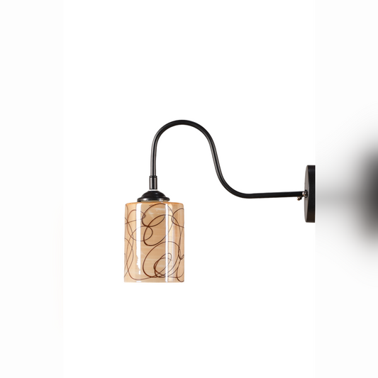 Wall Lamp, 30×32 cm, Brown/Black - KM-EG6-138