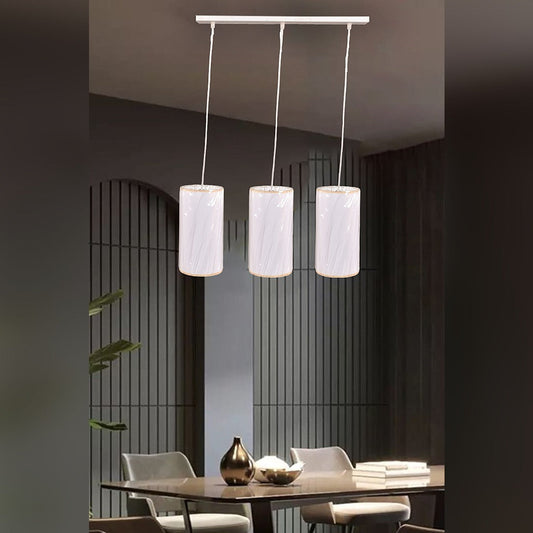Triple Chandelier, 80×50 cm, White - KM-EG6-141