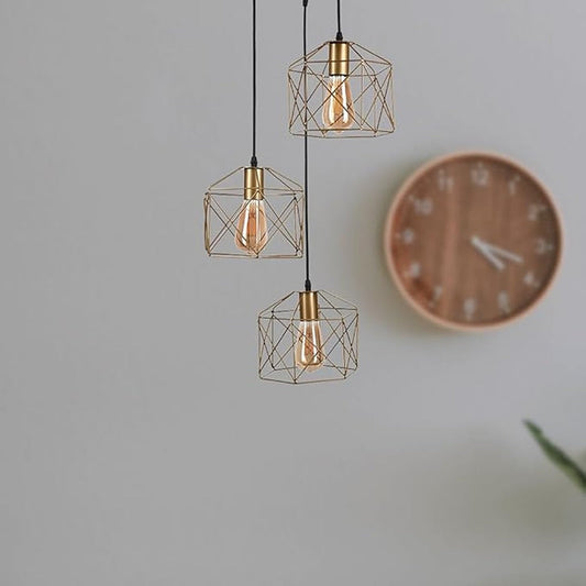 Triple Chandelier, 80×30 cm, Gold - KM-EG6-144