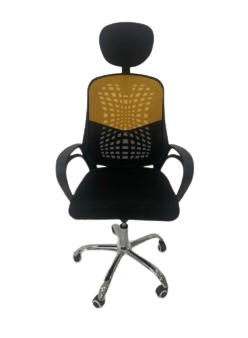 SPIDER MANAGER CHAIR BLACK&ORANGE