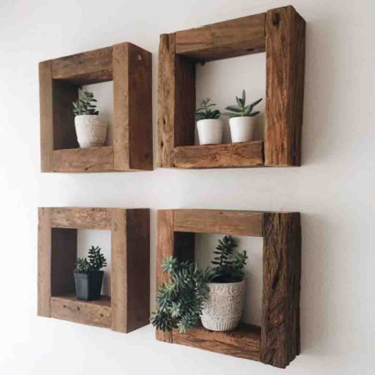 Wood Wall Shelves - 30*x10* 30 cm-ANK102