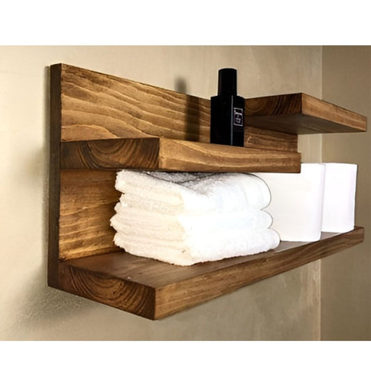 Towel holder - 28 x 2.5 x 15 x 60 cm, Swedish wood-ANK104