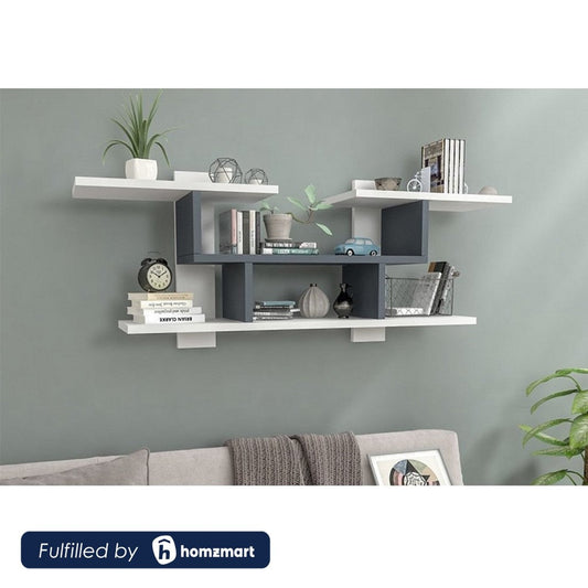 Shelving unit - gray 15*110* mdf 35-ANK105