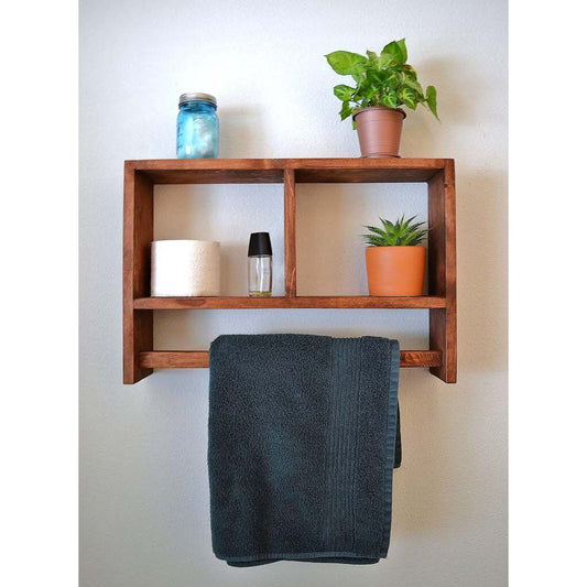 Bathroom shelves unit 35x55x15 cm-Swedish wood-ANK133