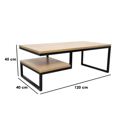 Center Table Black & Beige- CT-2900