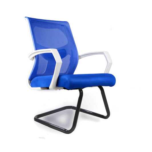 Waiting Office Chair white&blue