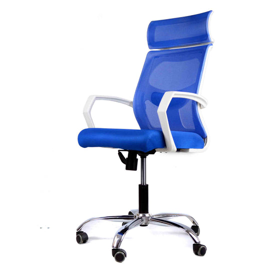 Office Chair white&blue