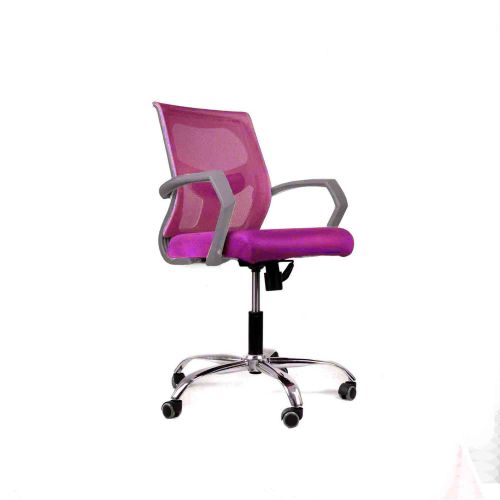 Office Chair gray&pink
