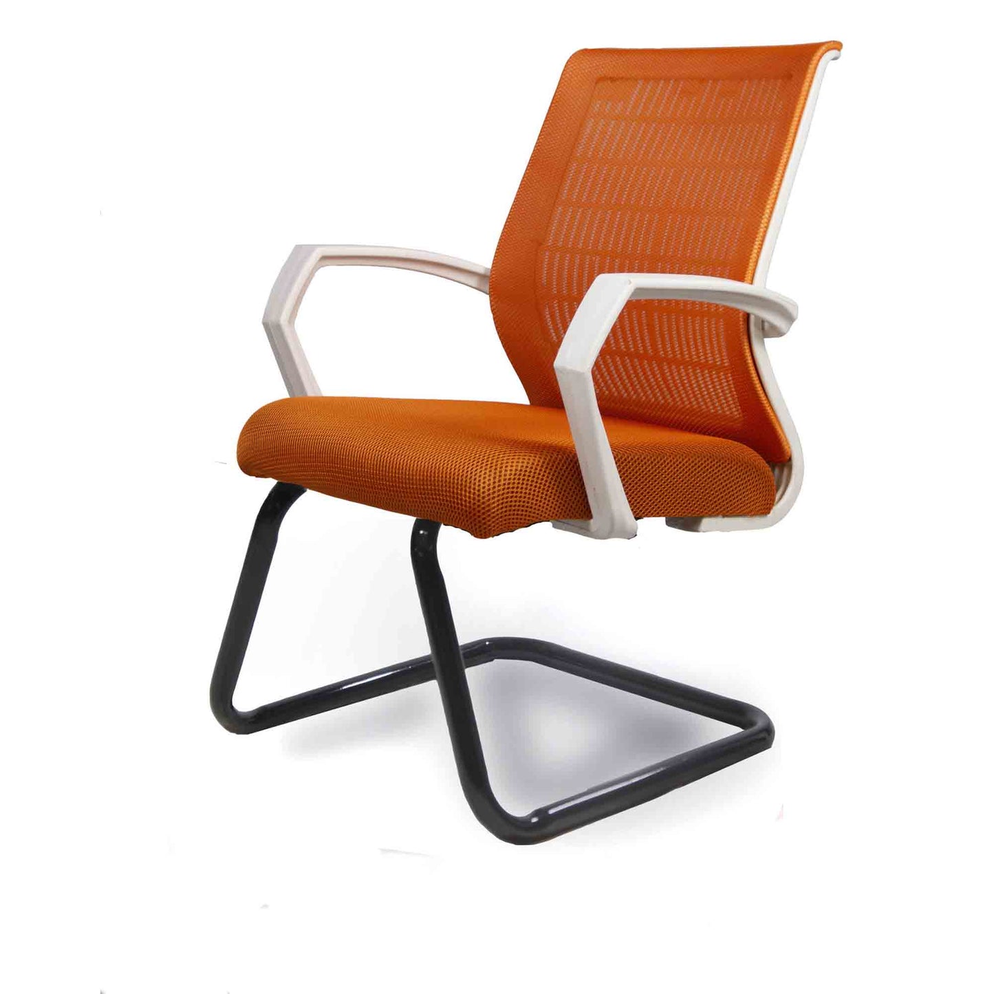 Economic Waiting Office Chair white&orange