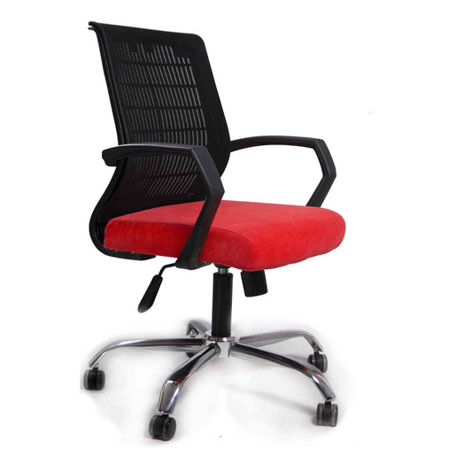 Economic Office Chair black&red