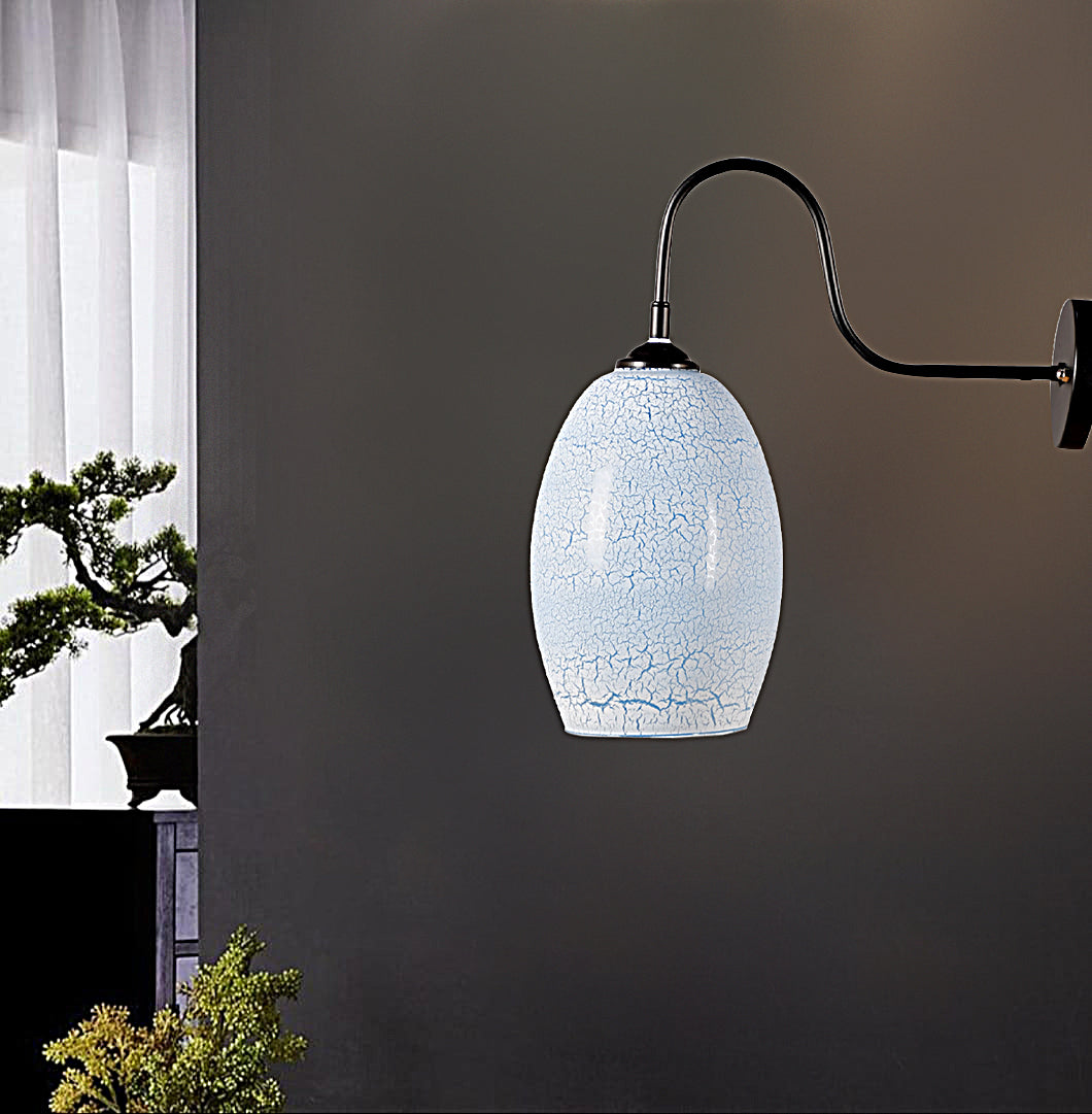 Metal and glass wall lamp-si-359-WL