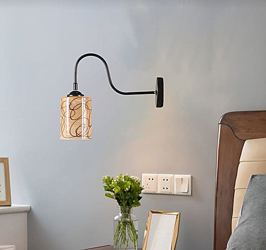 Metal and glass wall lamp-si-361-WL