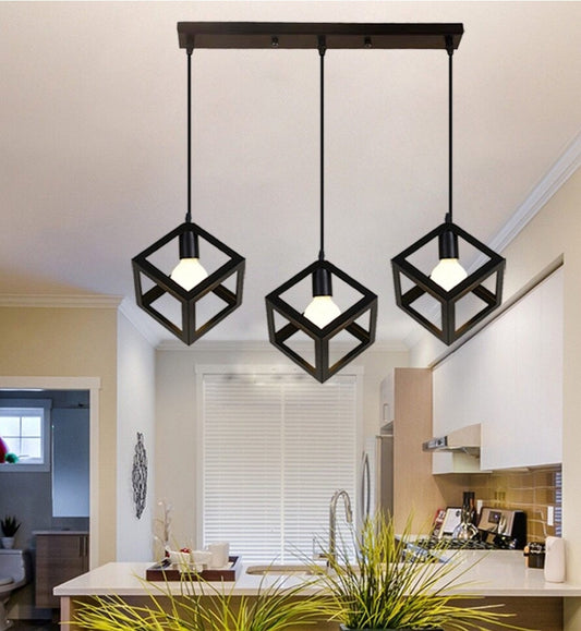 Metal chandelier-cube