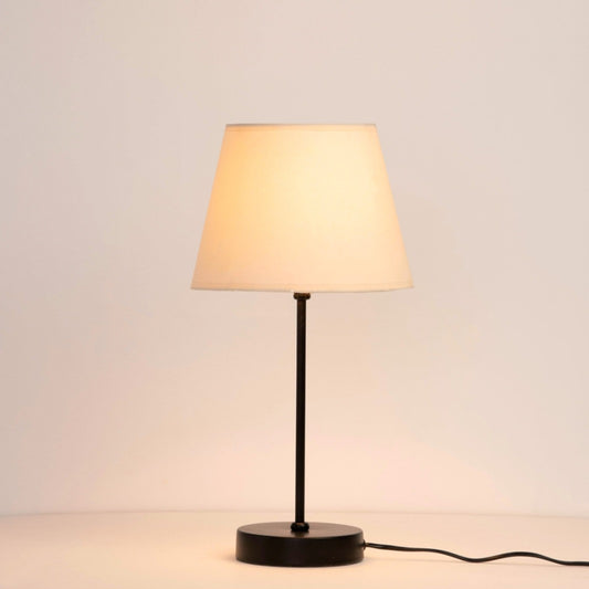 Table Lamp Black with Beige Shabouh