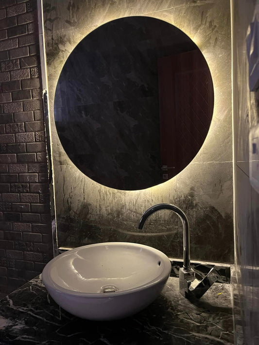 Circular Warm Led Mirror 60cm - LAMIR65