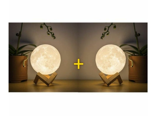 2 Moon Table Lamps - tal06